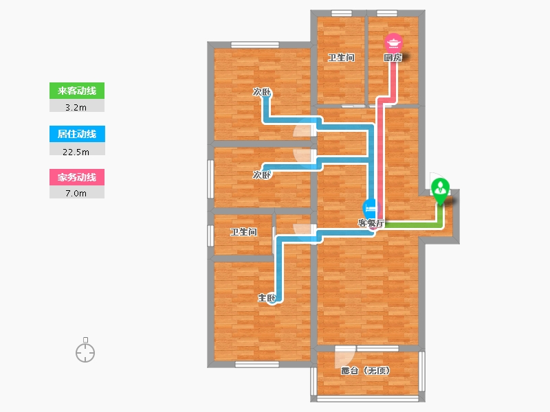 辽宁省-沈阳市-永盛水调歌城-97.86-户型库-动静线