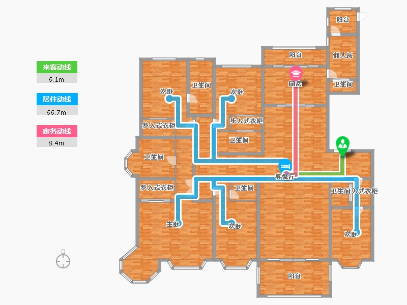 辽宁省-沈阳市-星河湾-338.52-户型库-动静线