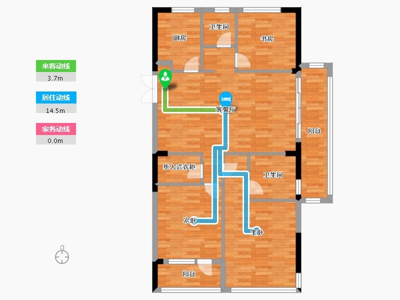 浙江省-宁波市-宁杏-92.25-户型库-动静线