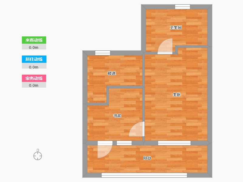 辽宁省-沈阳市-沈阳孔雀城-44.90-户型库-动静线