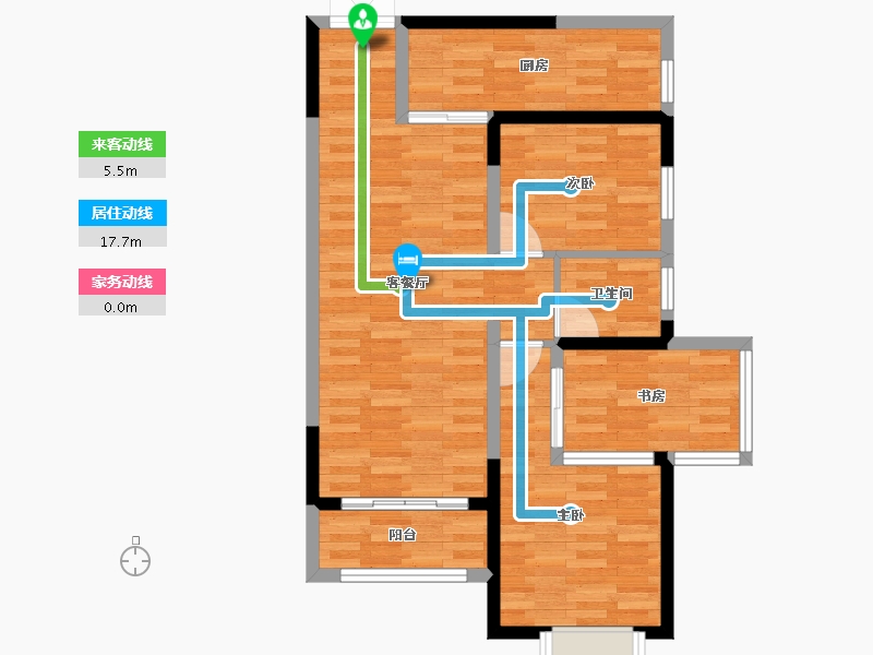 河南省-安阳市-华强城7期-75.00-户型库-动静线