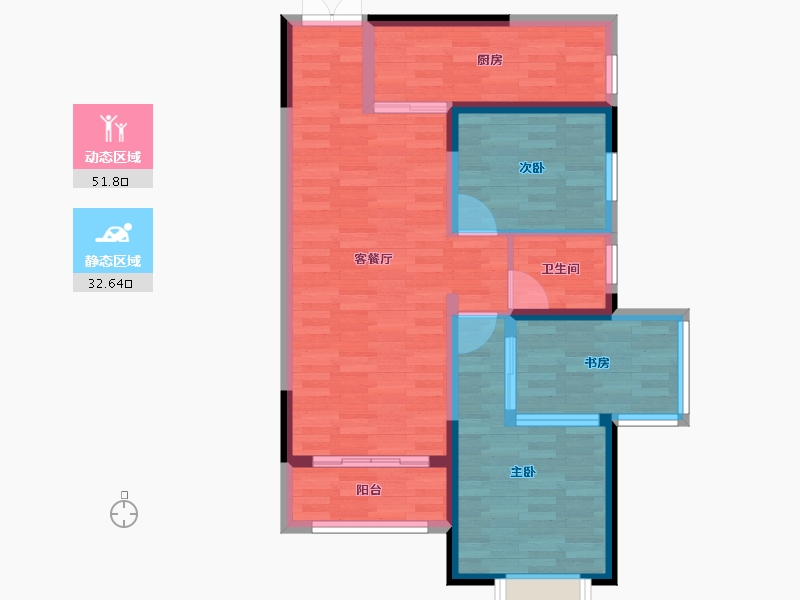 河南省-安阳市-华强城7期-75.00-户型库-动静分区