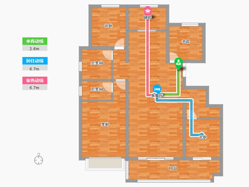 山东省-临沂市-汇金湾-120.94-户型库-动静线