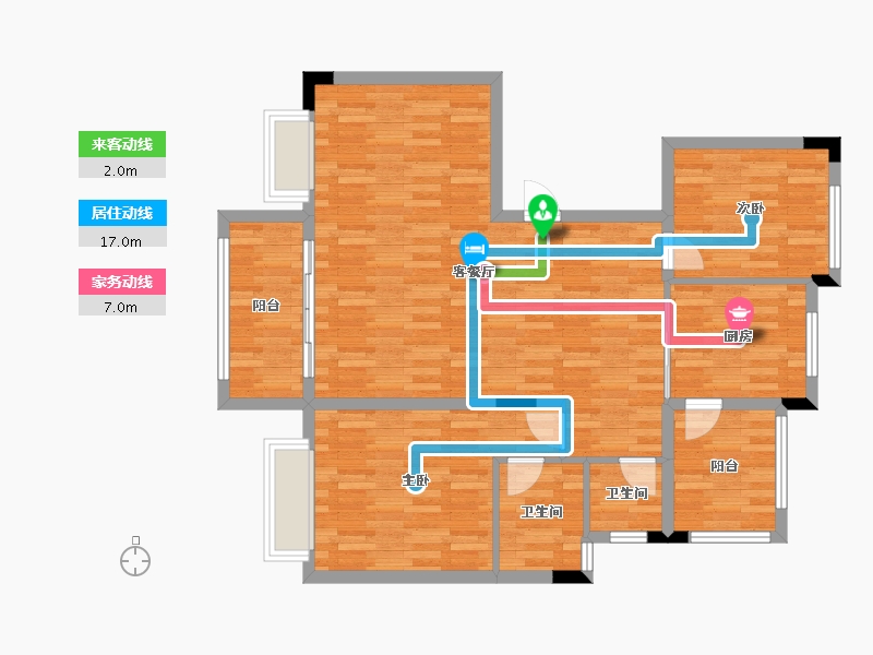 广西壮族自治区-柳州市-中梁百悦首府-95.14-户型库-动静线