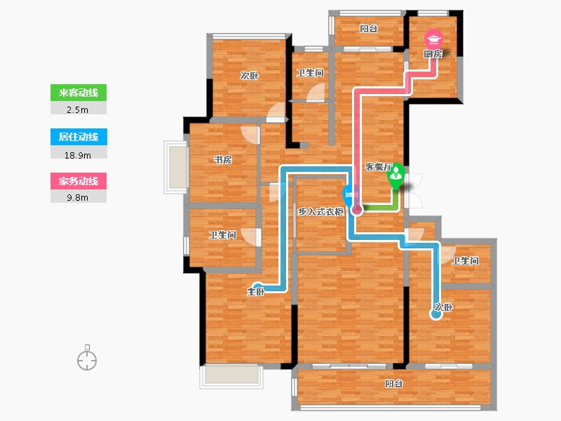 四川省-内江市-万晟城-155.47-户型库-动静线