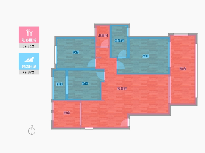 江西省-吉安市-上江界-106.39-户型库-动静分区