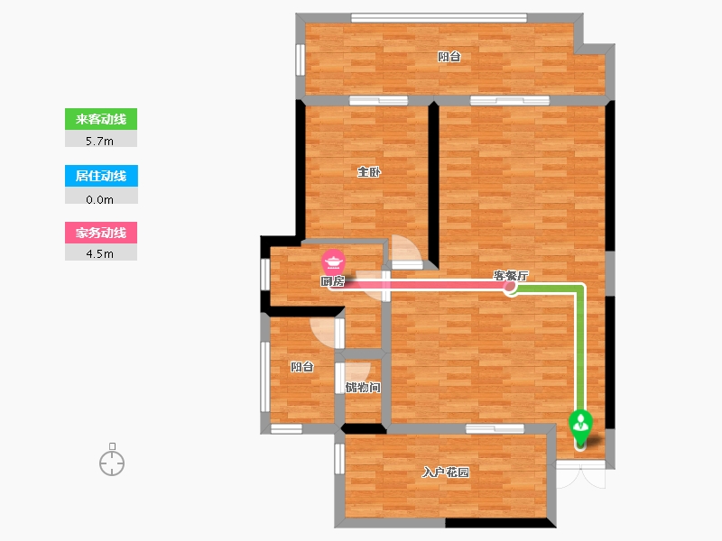 四川省-宜宾市-邦泰・国际社区-89.68-户型库-动静线