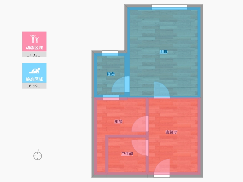 上海-上海市-馨逸公寓二期-30.00-户型库-动静分区