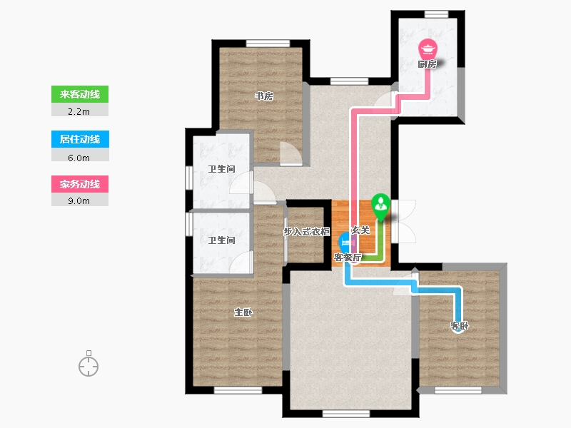 黑龙江省-哈尔滨市-融创・达仁印象宸院-92.12-户型库-动静线