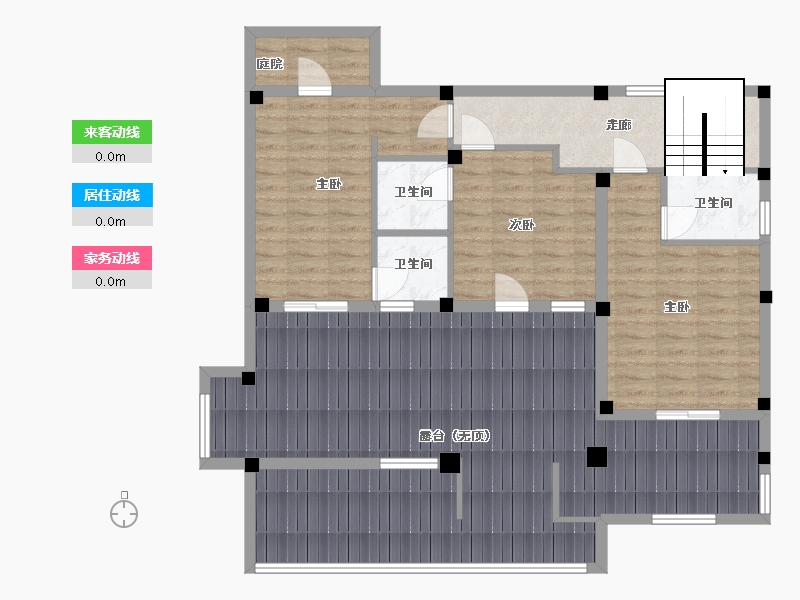 浙江省-宁波市-斯卡兰SkyLine-124.90-户型库-动静线