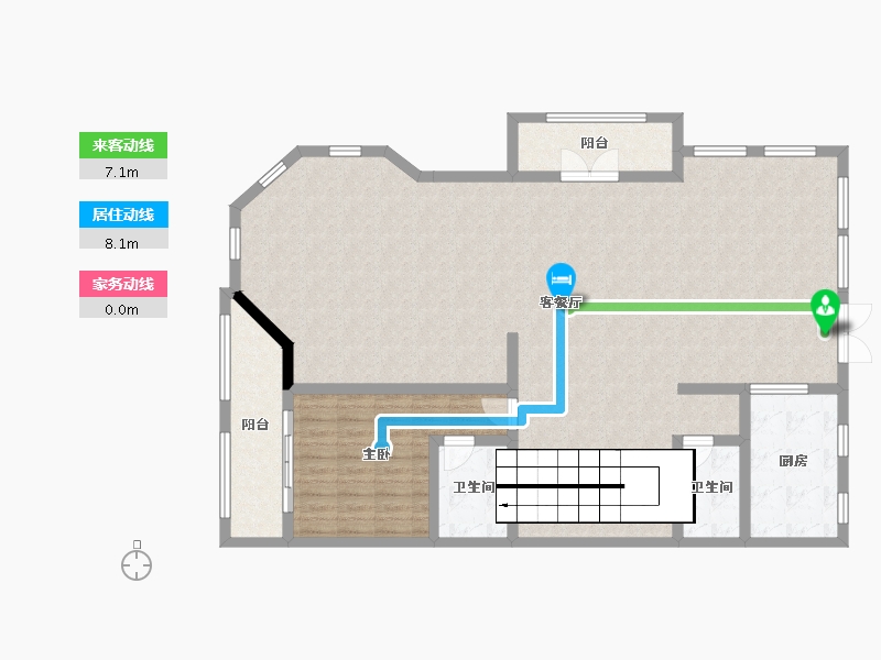 江苏省-常州市-天顺御河湾-142.69-户型库-动静线