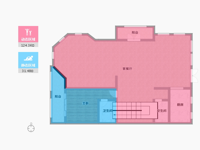 江苏省-常州市-天顺御河湾-142.69-户型库-动静分区