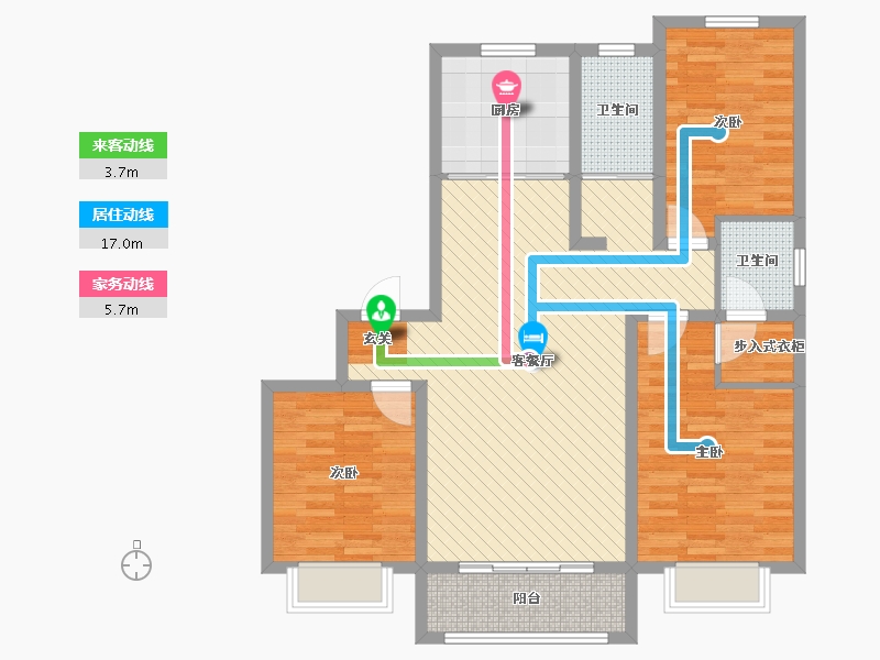 陕西省-榆林市-伟业新天地-98.22-户型库-动静线