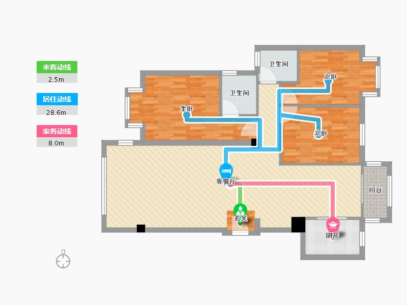 贵州省-六盘水市-博大广场-107.42-户型库-动静线