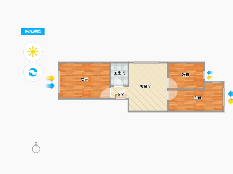 河北省-承德市-美风小区-3号楼-48.00-户型库-采光通风