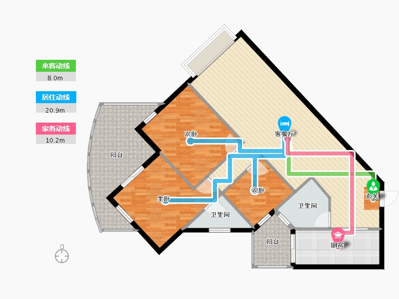 福建省-厦门市-东方阁-117.00-户型库-动静线