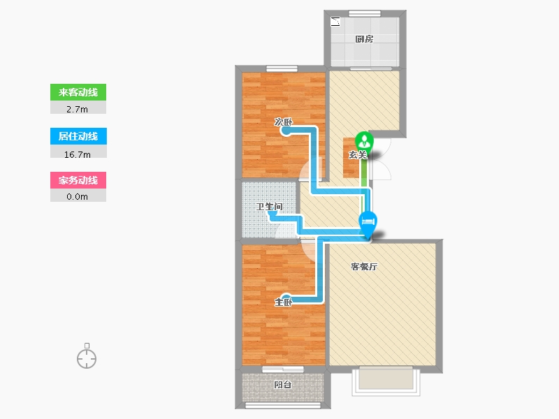 河北省-承德市-万和城-70.00-户型库-动静线