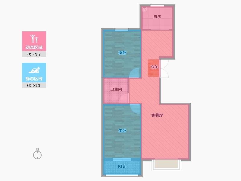 河北省-承德市-万和城-70.00-户型库-动静分区