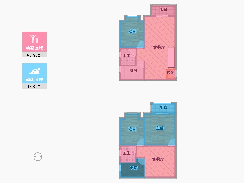 四川省-宜宾市-恒阳国际中心-99.26-户型库-动静分区