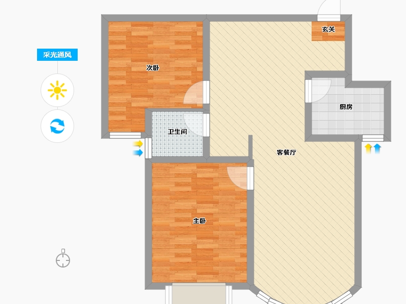 浙江省-杭州市-松石名第-79.00-户型库-采光通风