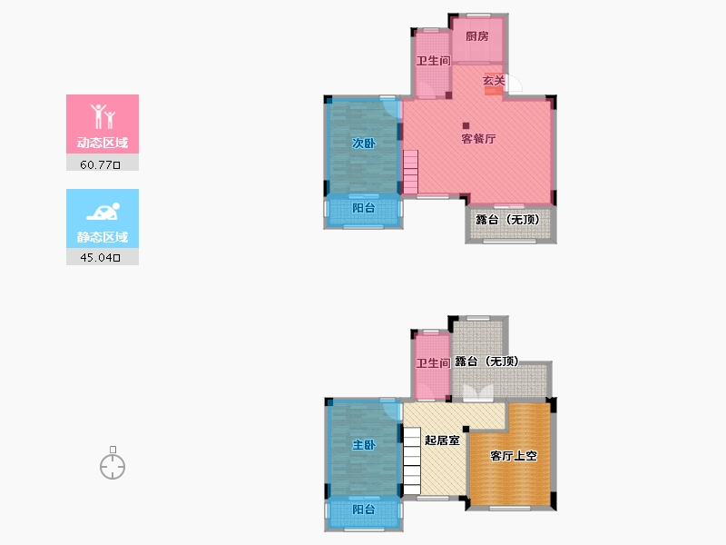 湖北省-武汉市-北辰优+-147.00-户型库-动静分区