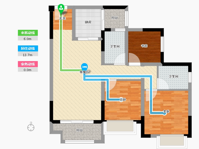 四川省-广安市-广高新城-72.91-户型库-动静线