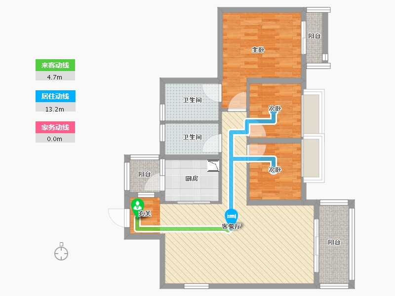 广东省-阳江市-御景豪园-81.16-户型库-动静线