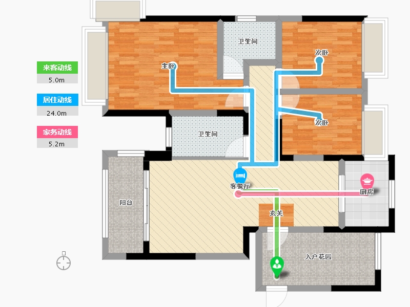 湖南省-湘潭市-金水湾-93.51-户型库-动静线