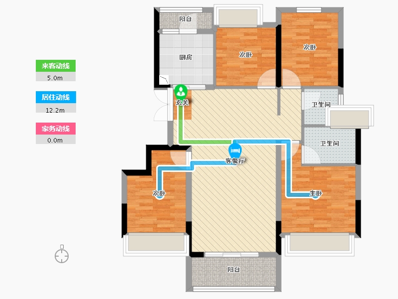 重庆-重庆市-天府-92.82-户型库-动静线