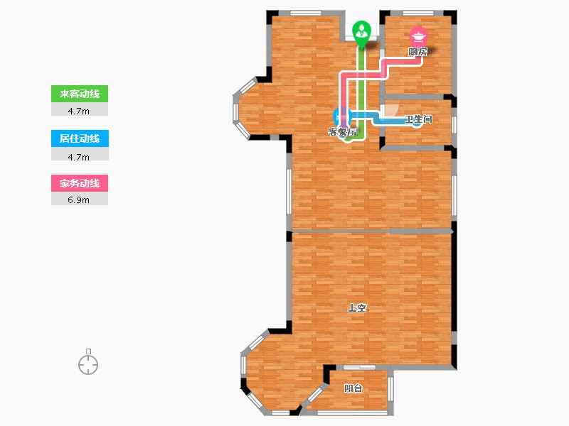 四川省-成都市-金科廊桥水乡-138.75-户型库-动静线