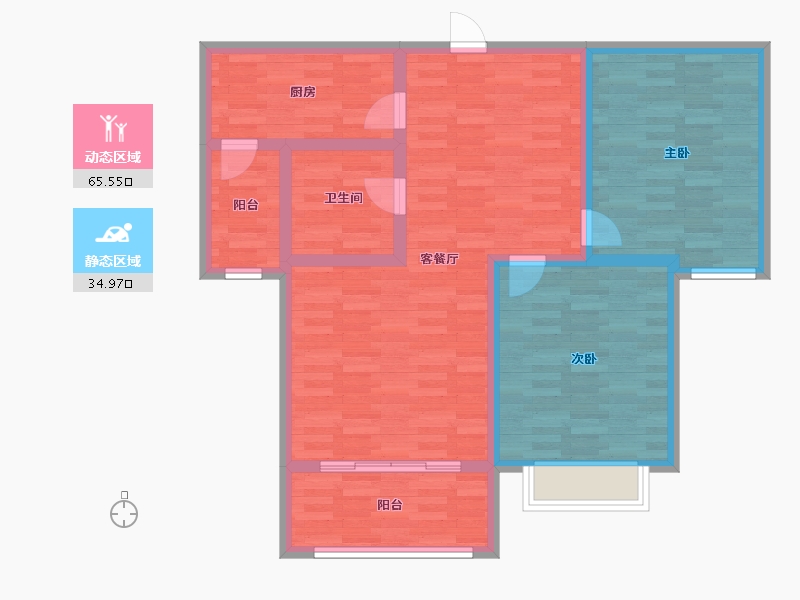 山西省-吕梁市-棚户区-89.76-户型库-动静分区