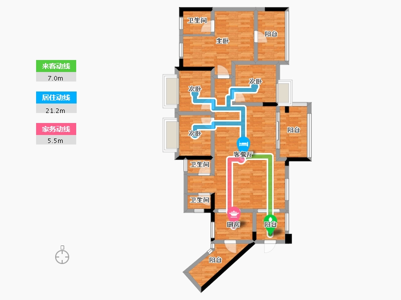 四川省-南充市-中航城-103.30-户型库-动静线