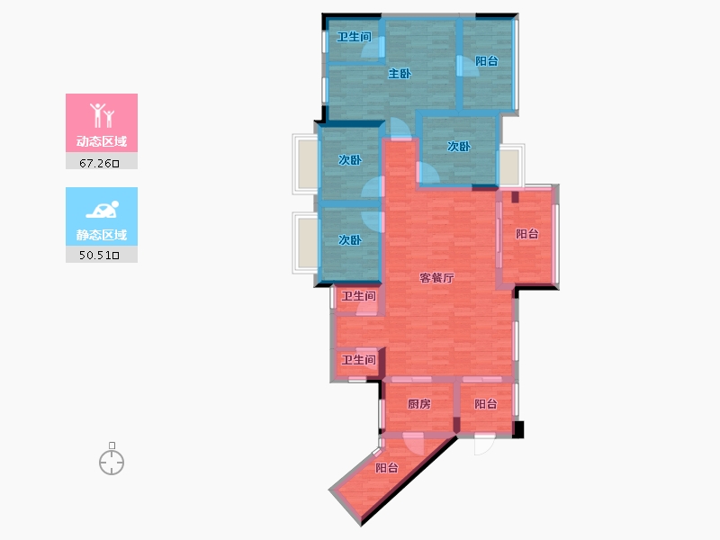 四川省-南充市-中航城-103.30-户型库-动静分区