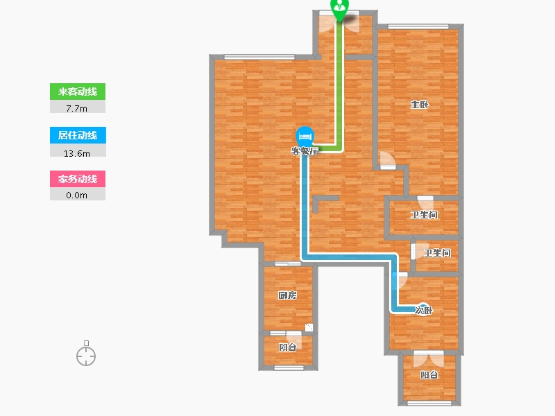 黑龙江省-哈尔滨市-香坊区-160.40-户型库-动静线