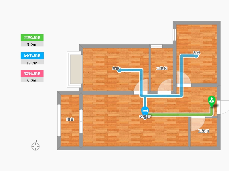 河北省-衡水市-滨湖国际-68.32-户型库-动静线