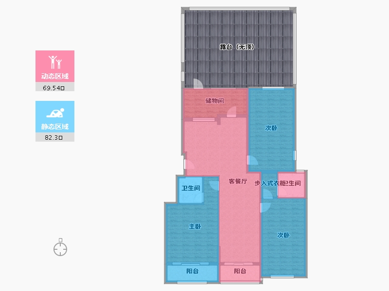 山东省-烟台市-紫薇郡-191.02-户型库-动静分区