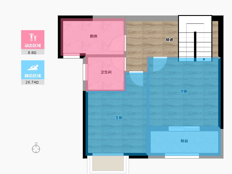 福建省-福州市-融侨・悦江南-39.56-户型库-动静分区