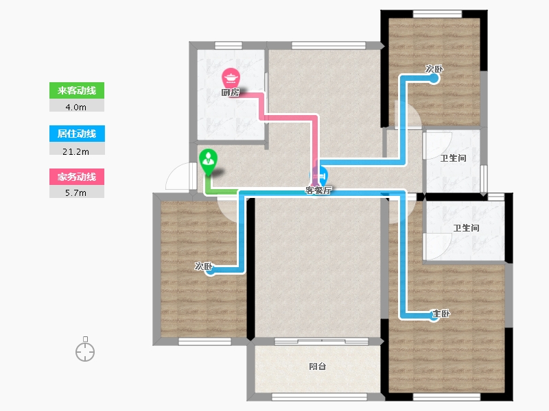 河南省-许昌市-北海-108.00-户型库-动静线