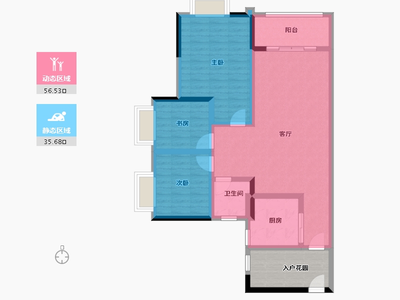 广东省-广州市-中国铁建海语熙岸-89.41-户型库-动静分区