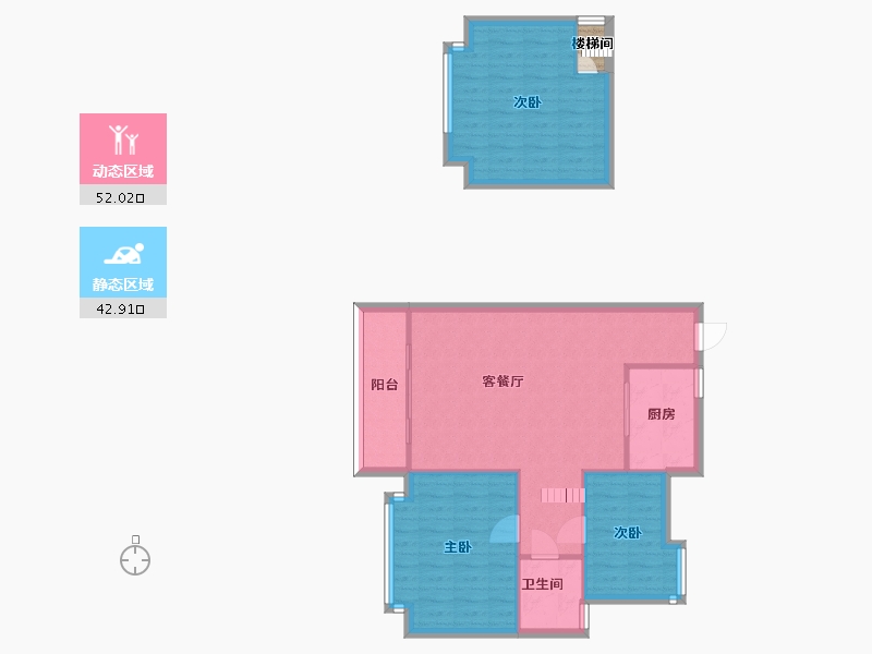 广东省-深圳市-碧海名园-87.50-户型库-动静分区