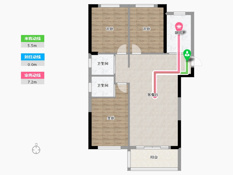 湖南省-长沙市-融信澜悦-93.53-户型库-动静线