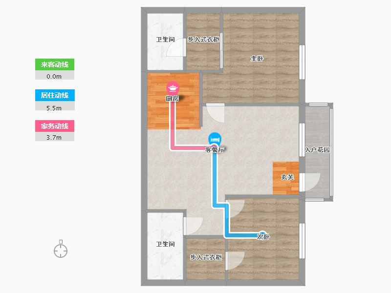 California-Alameda-Briarwood At Central Park-73.48-户型库-动静线