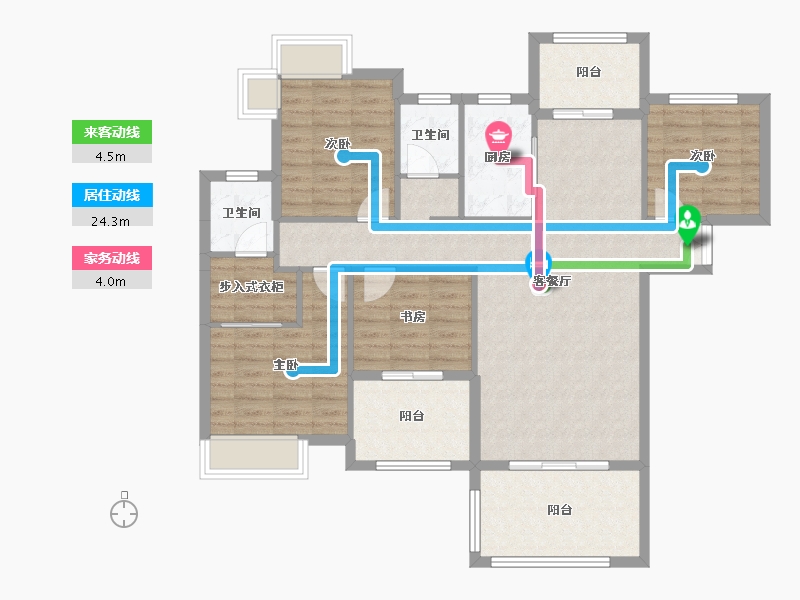 江西省-上饶市-亿豪星城-108.48-户型库-动静线