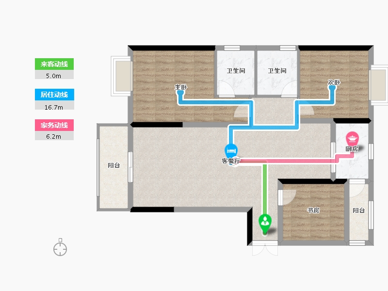 湖北省-黄冈市-黄梅县-100.65-户型库-动静线