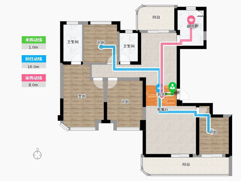 四川省-成都市-德商御�Z天骄-113.62-户型库-动静线