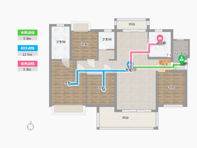 广东省-江门市-融创谭江首府-119.10-户型库-动静线