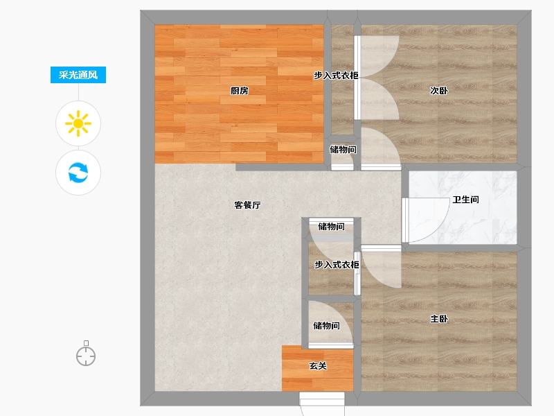 California-Kern-Park Sorrento-39.93-户型库-采光通风