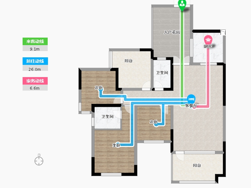 四川省-成都市-成都后花园-135.79-户型库-动静线