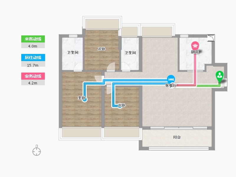 江苏省-徐州市-玖玺-89.00-户型库-动静线