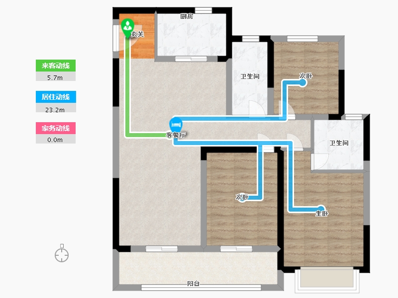 江苏省-南京市-江与城-94.39-户型库-动静线